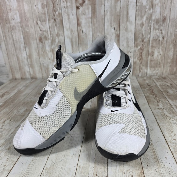 Nike Metcon React Training Shoes Crossfit Gym Fitness White Black Size 12 - Picture 5 of 8